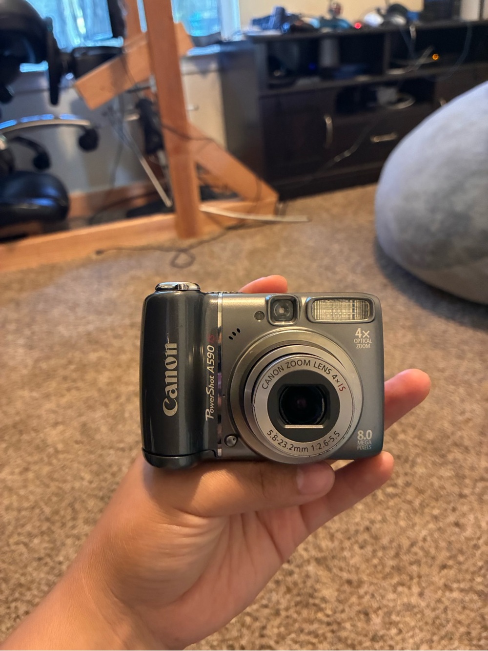 Canon Compact Digital Camera in Silver and Black